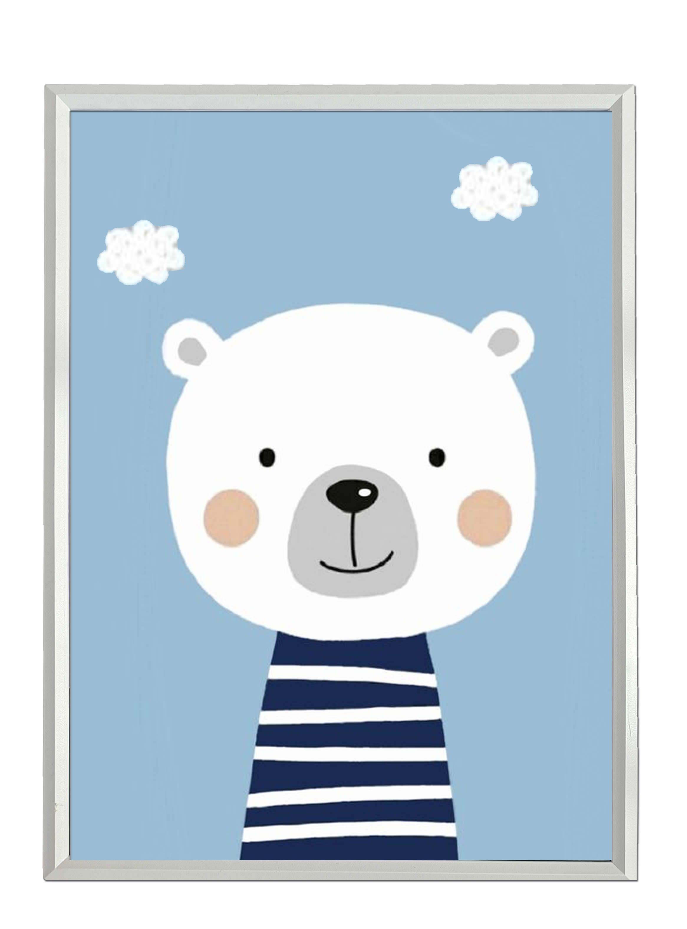 Set Cuadros Infantiles Animales Nordicos-2