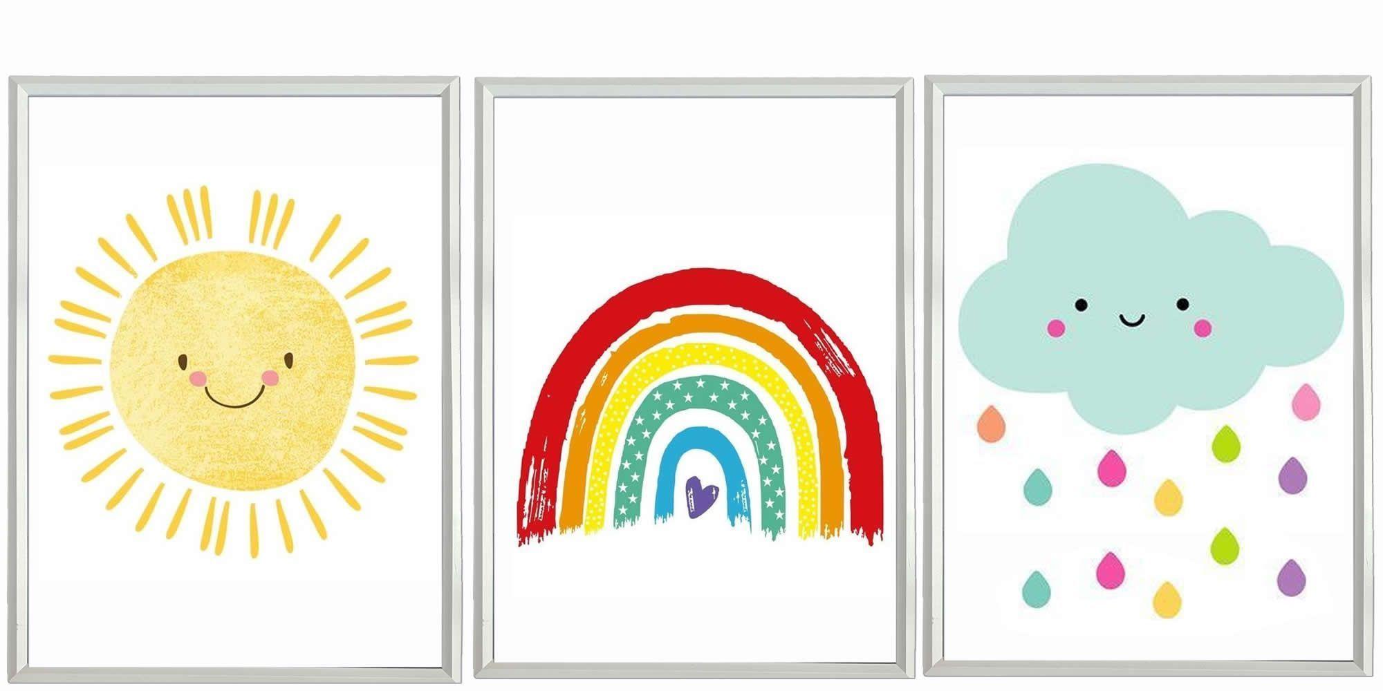 Set cuadros Infantil  Rainbow-0