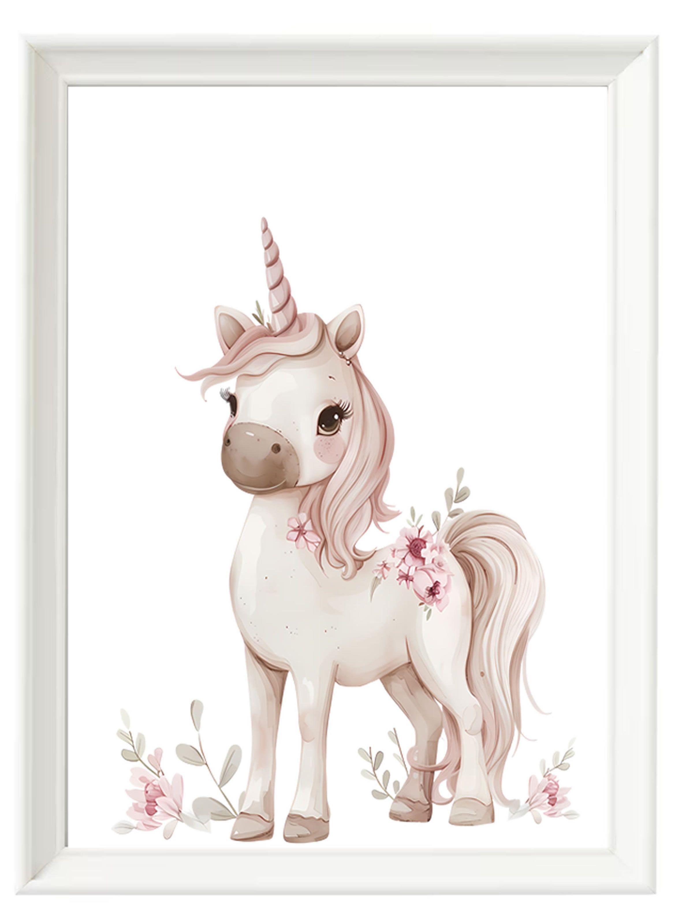 Set Cuadro Infantil niña- Hada Unicornio-2
