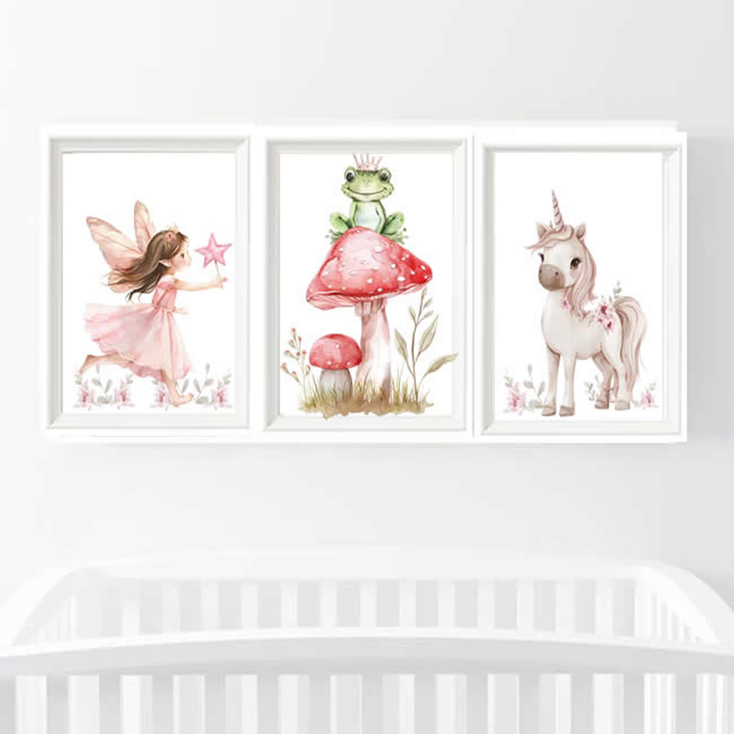 Set Cuadro Infantil niña- Hada Unicornio-4