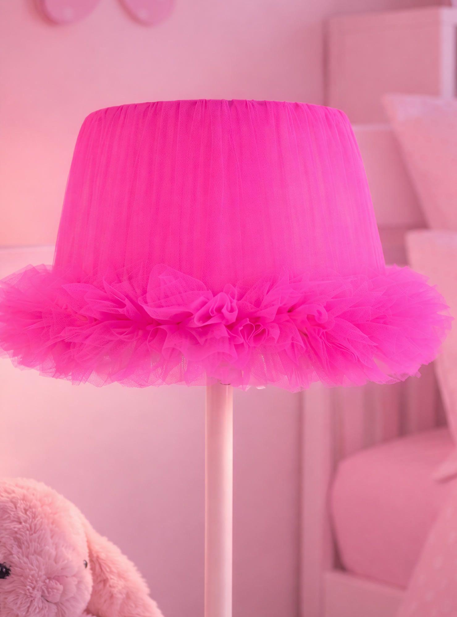 Lampara Velador Infantil Cisne Fuxia-2