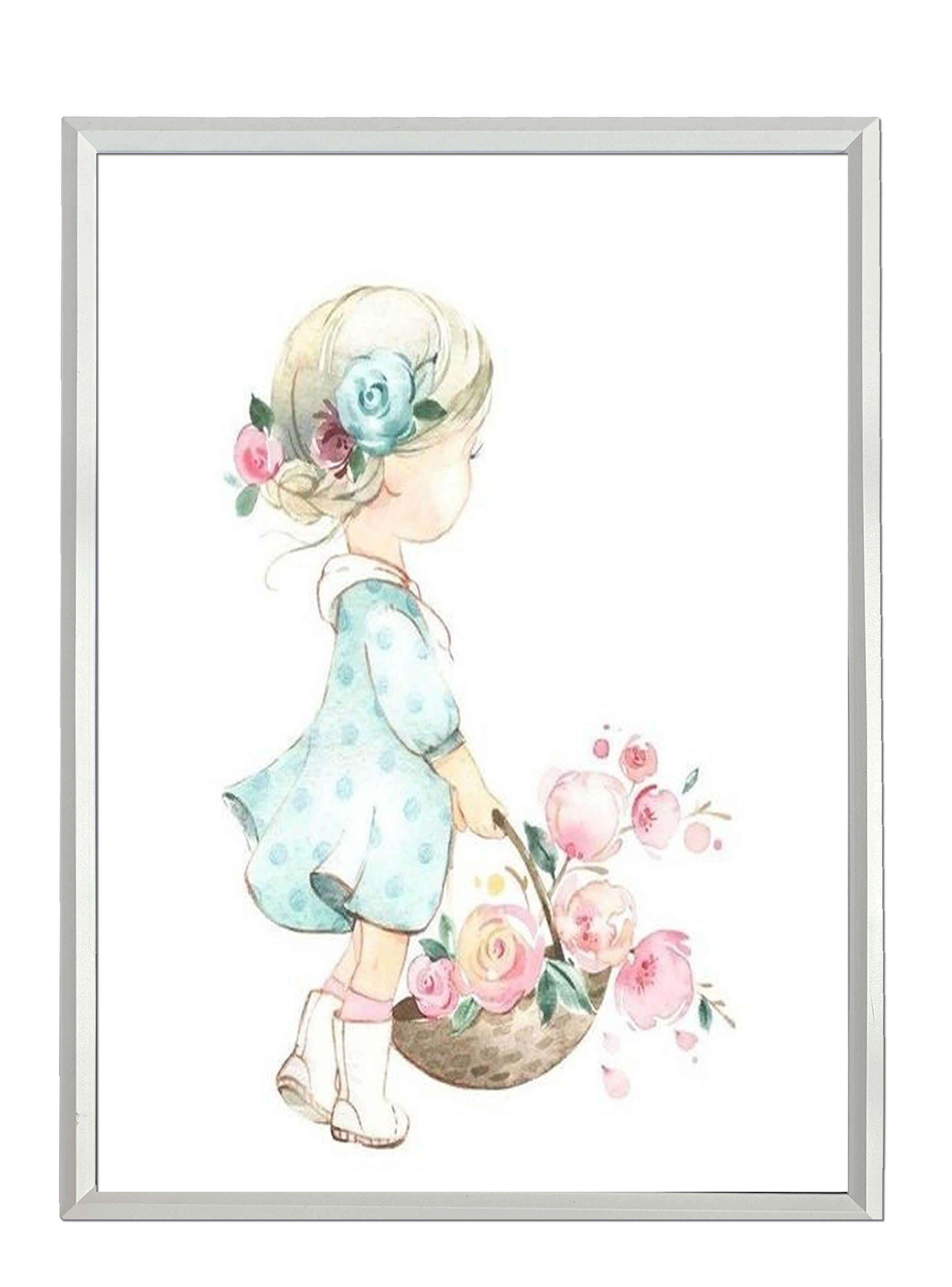 Set Cuadro Infantil Amigas y Hermanas-1