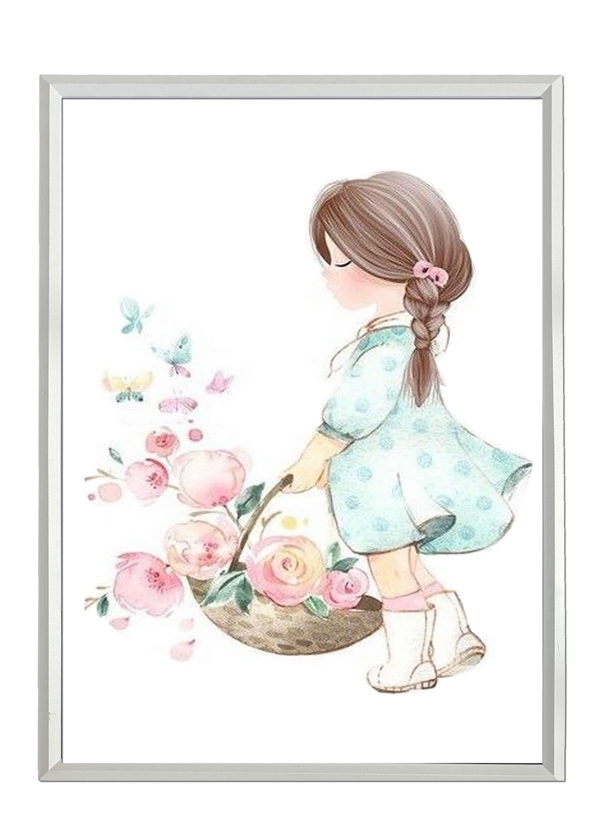 Set Cuadro Infantil Amigas y Hermanas-3