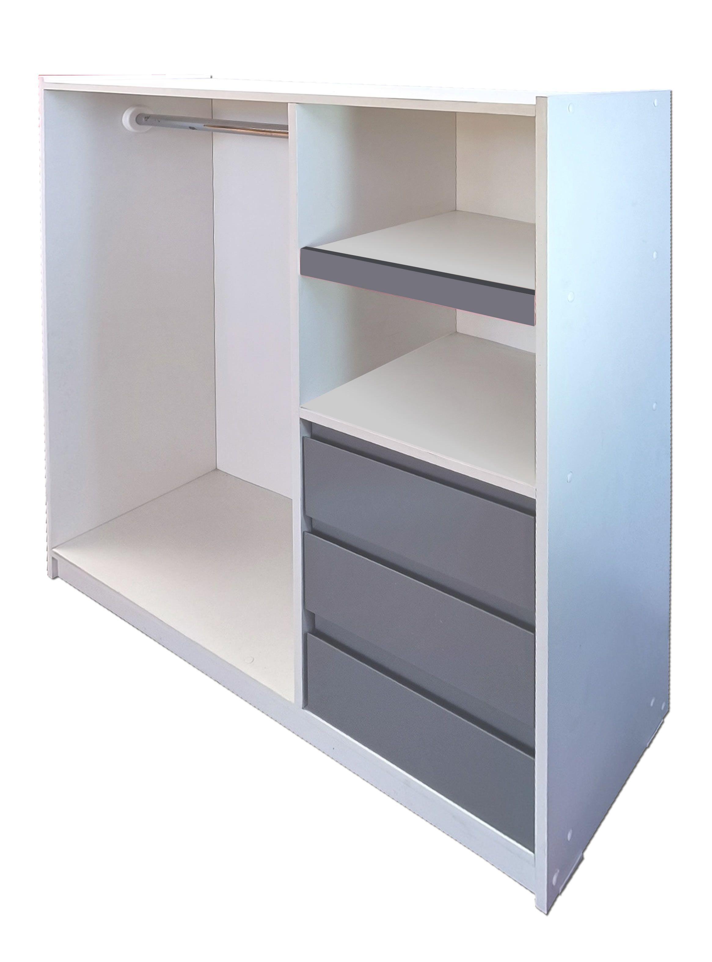 Mini Closet Montessori Minimal Grafito X 3-2