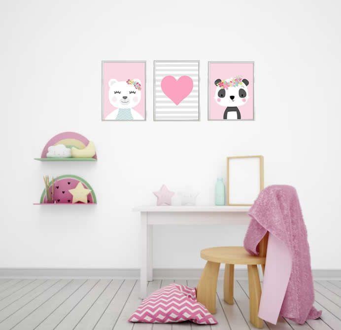 Set Cuadros Infantil Ositas Love-4