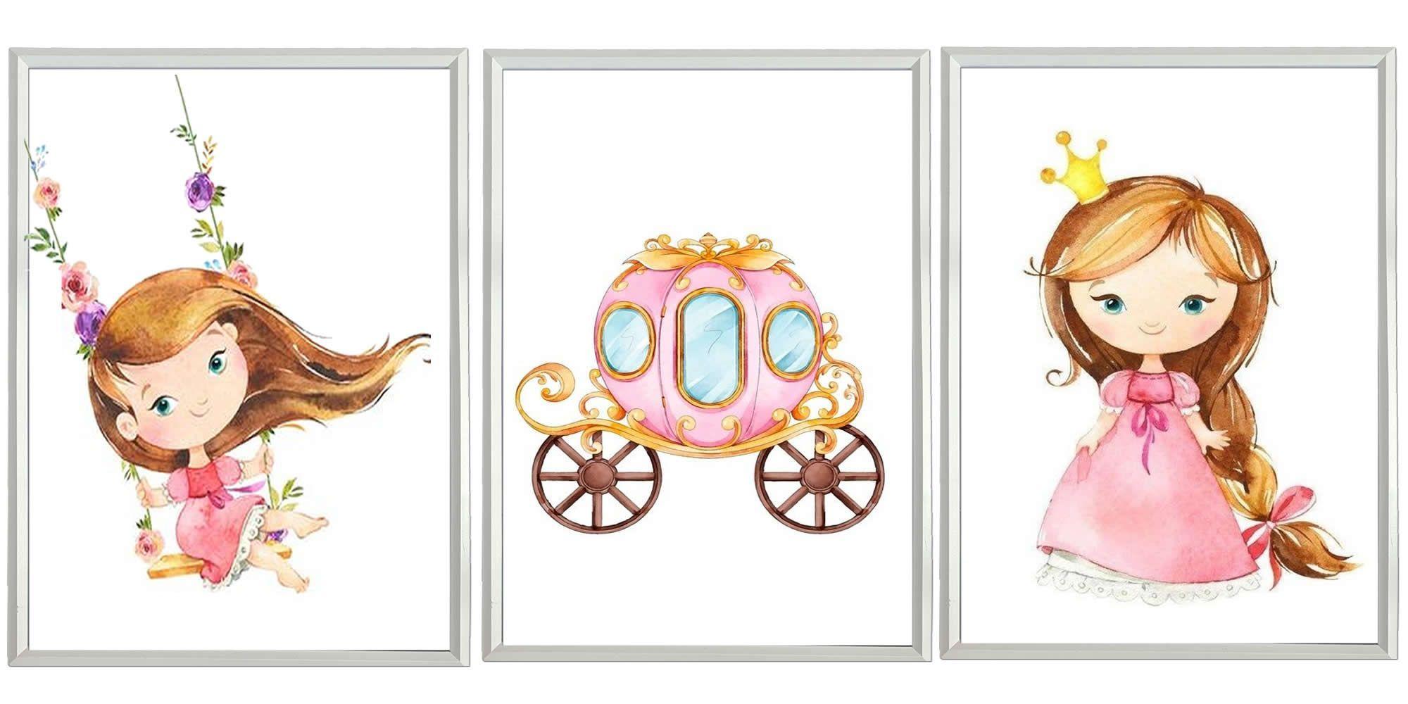 Set Cuadro Infantil Princess-0