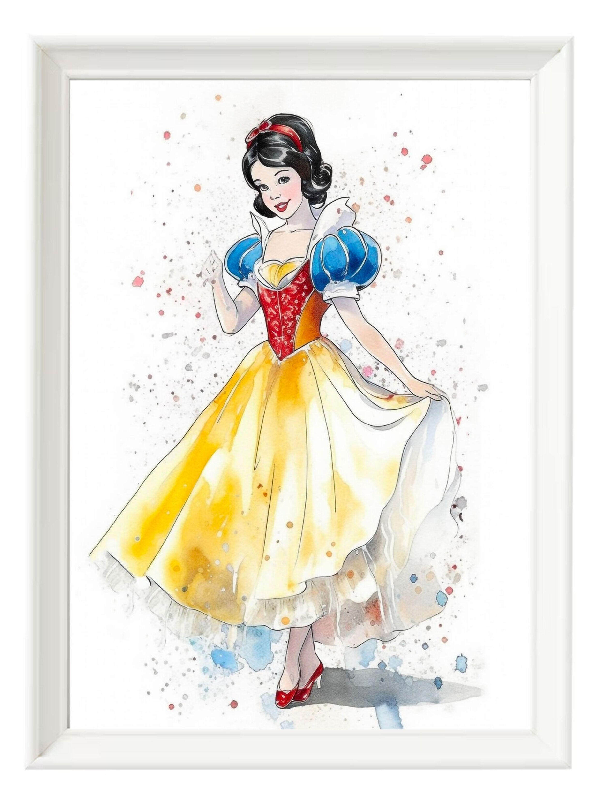 Set de 3 Cuadros, Modelo Princesas Disney 1 Decoración Creativa-1