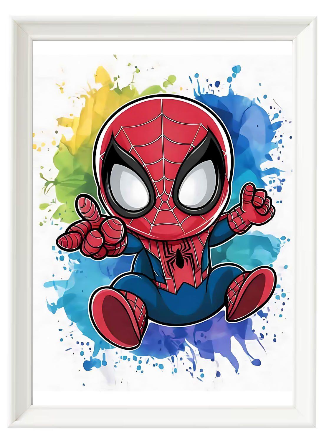 Set Cuadros Infantil - Heroes Baby Originales Advengers 2-3