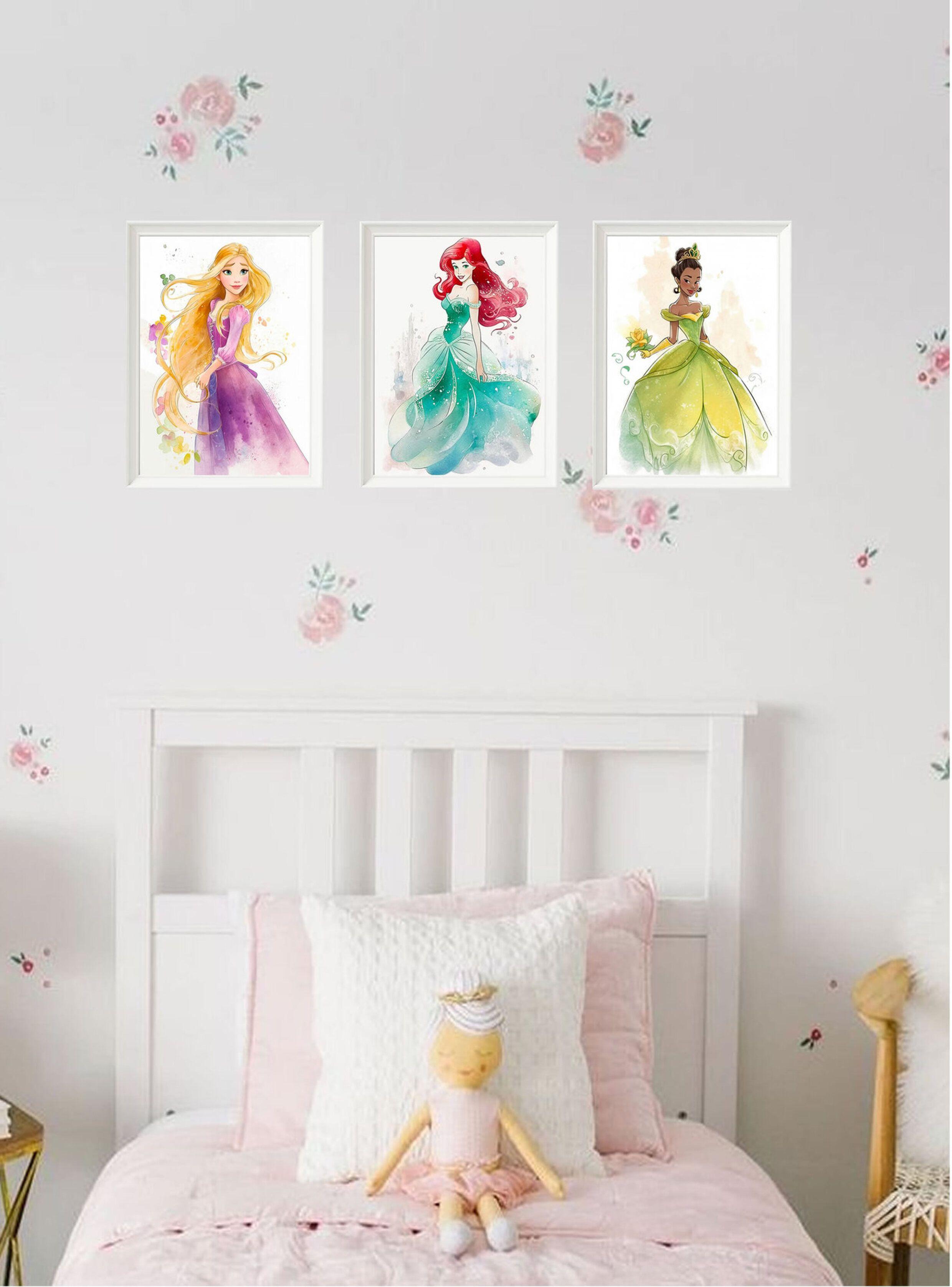 Set de 3 Cuadros Princesas Disney 2 Decoración Creativa-1