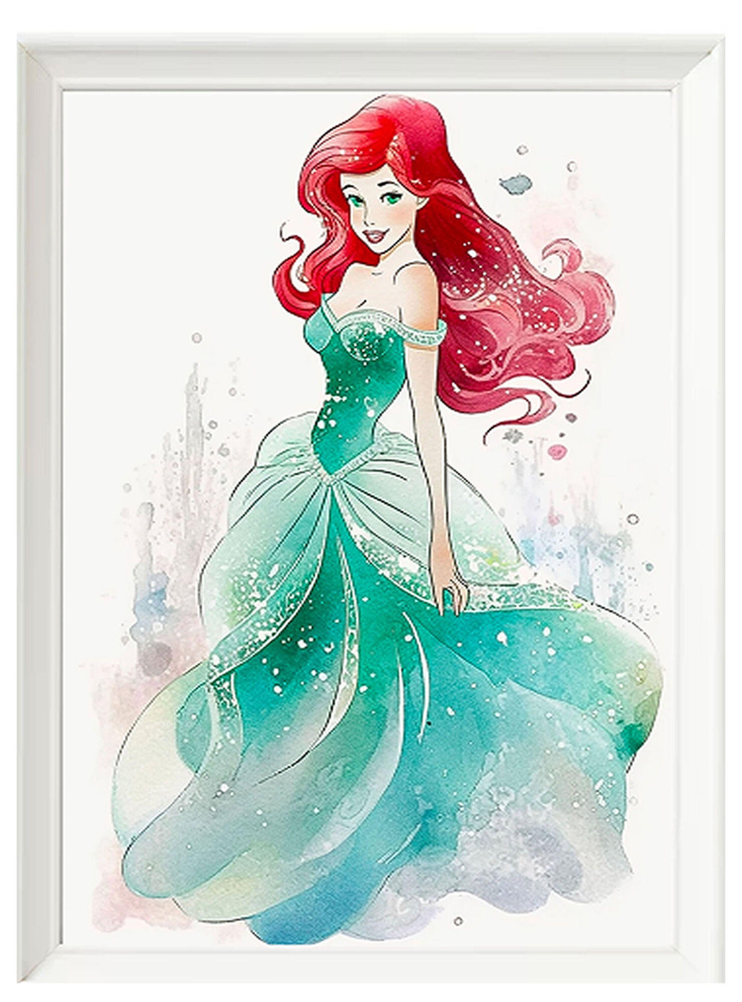 Set de 3 Cuadros Princesas Disney 2 Decoración Creativa-3