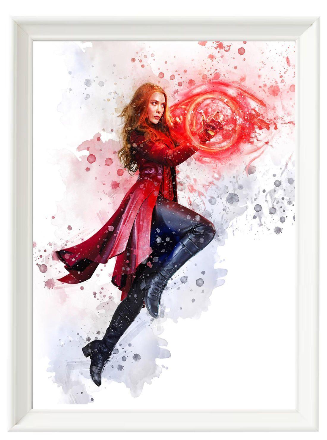 Set de Cuadros Infantiles Heroinas Marvel X3-2