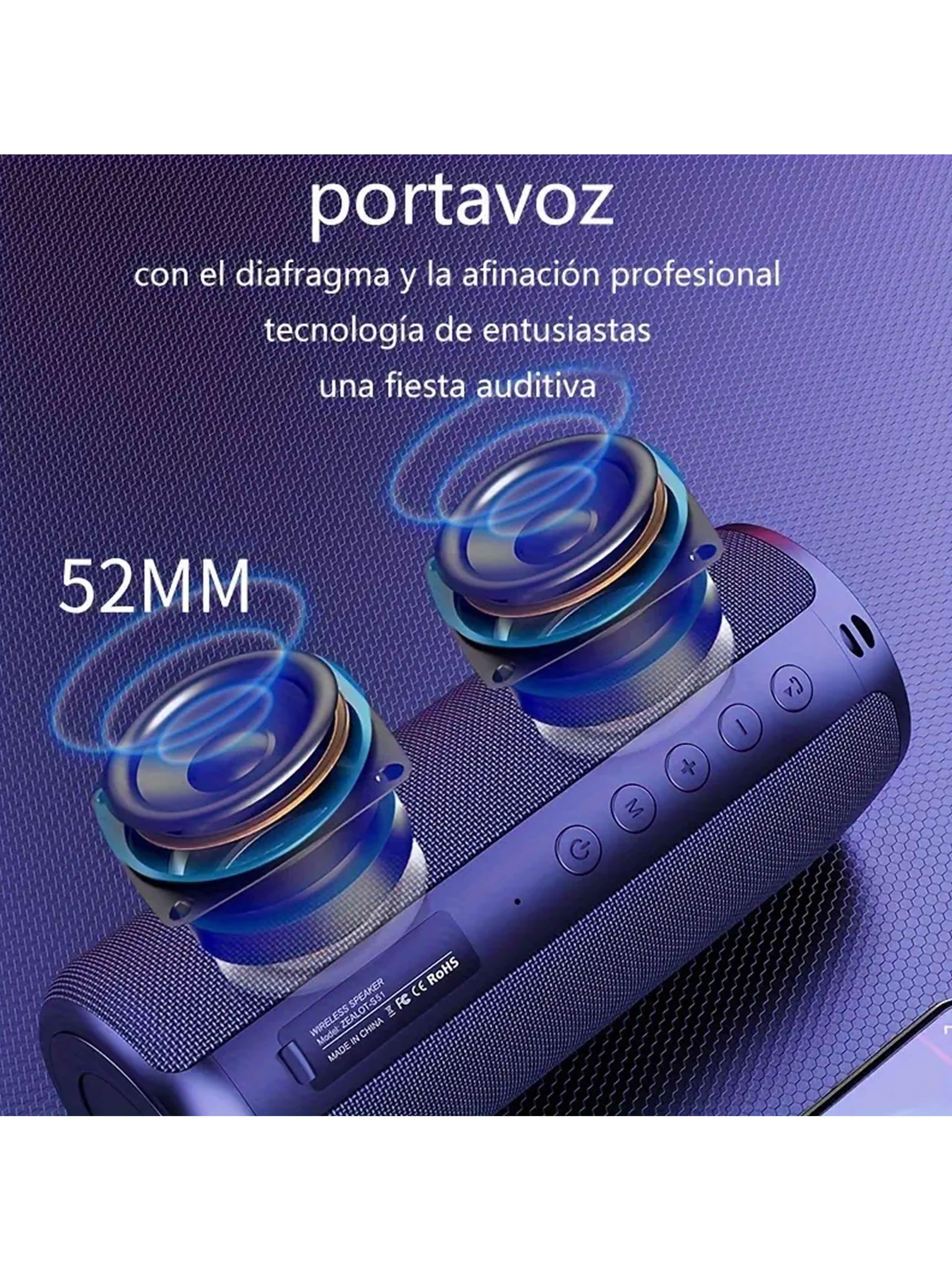 Zealot S51 Parlante Profesional refuerzo de graves 10 horas 20w-3