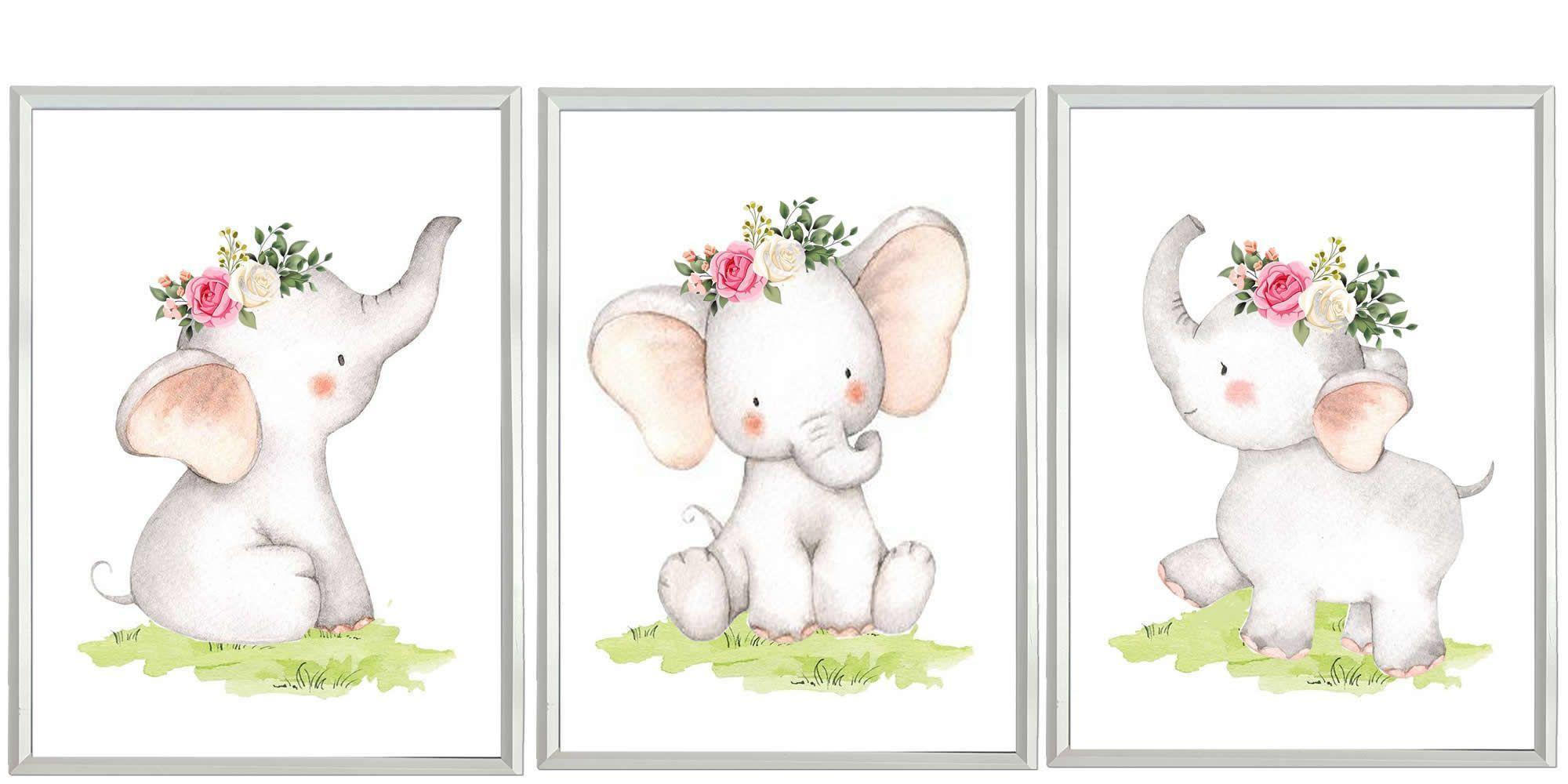 Set Cuadro Infantil Elephant-0