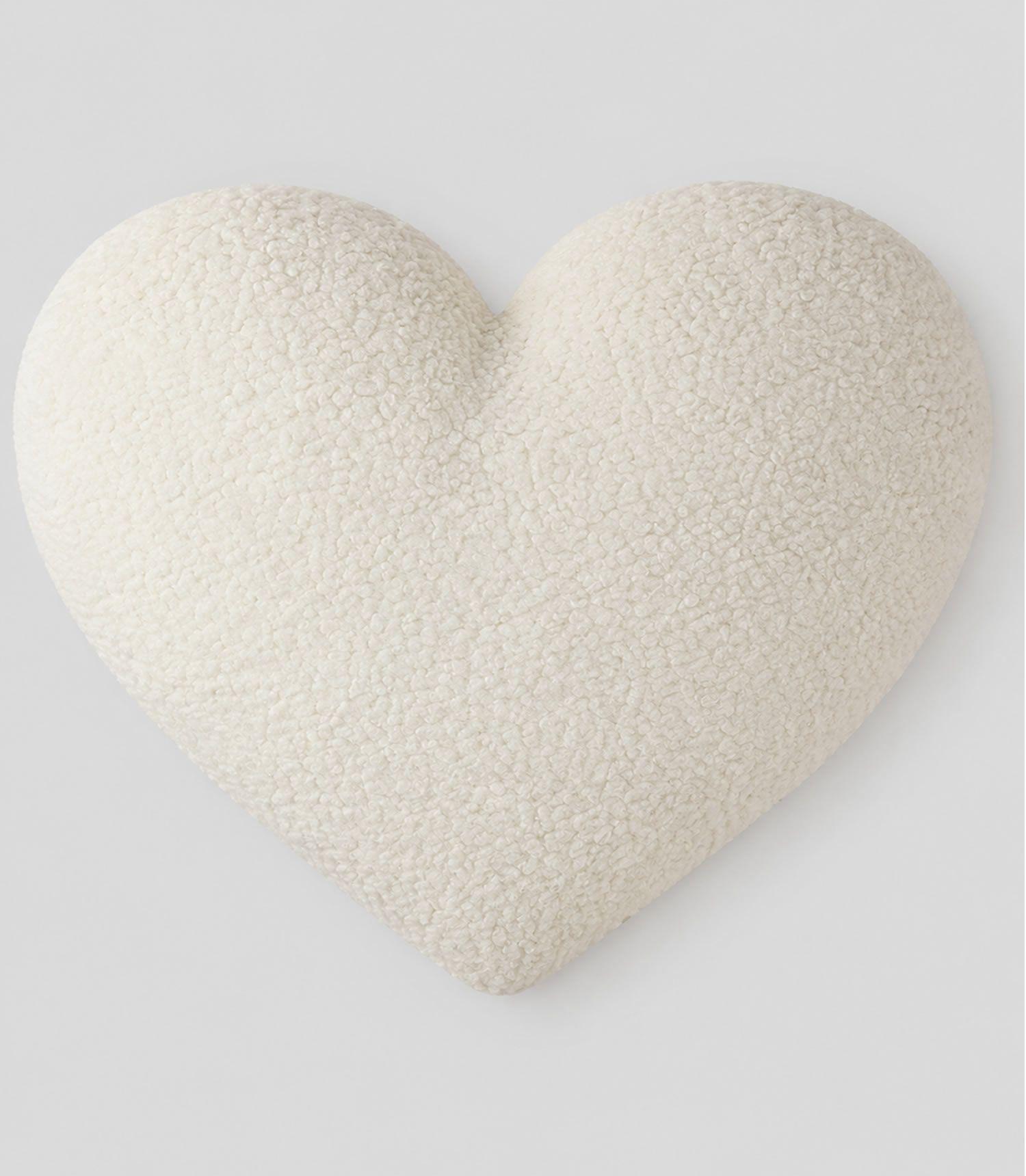 Cojin Bebe - Infantil  Forma Corazon Blanco-2