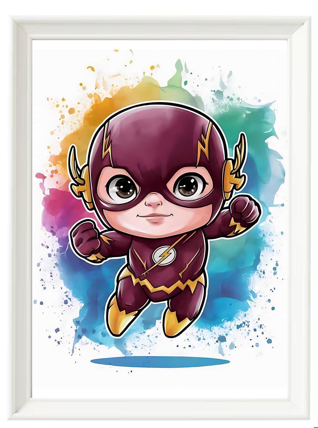 Set Cuadros Infantil DC - Heroes Baby Originales Liga 3-1