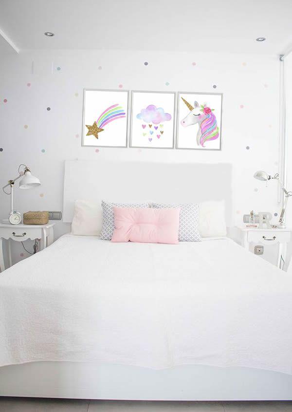 Set Cuadro Infantil Unicornio-4
