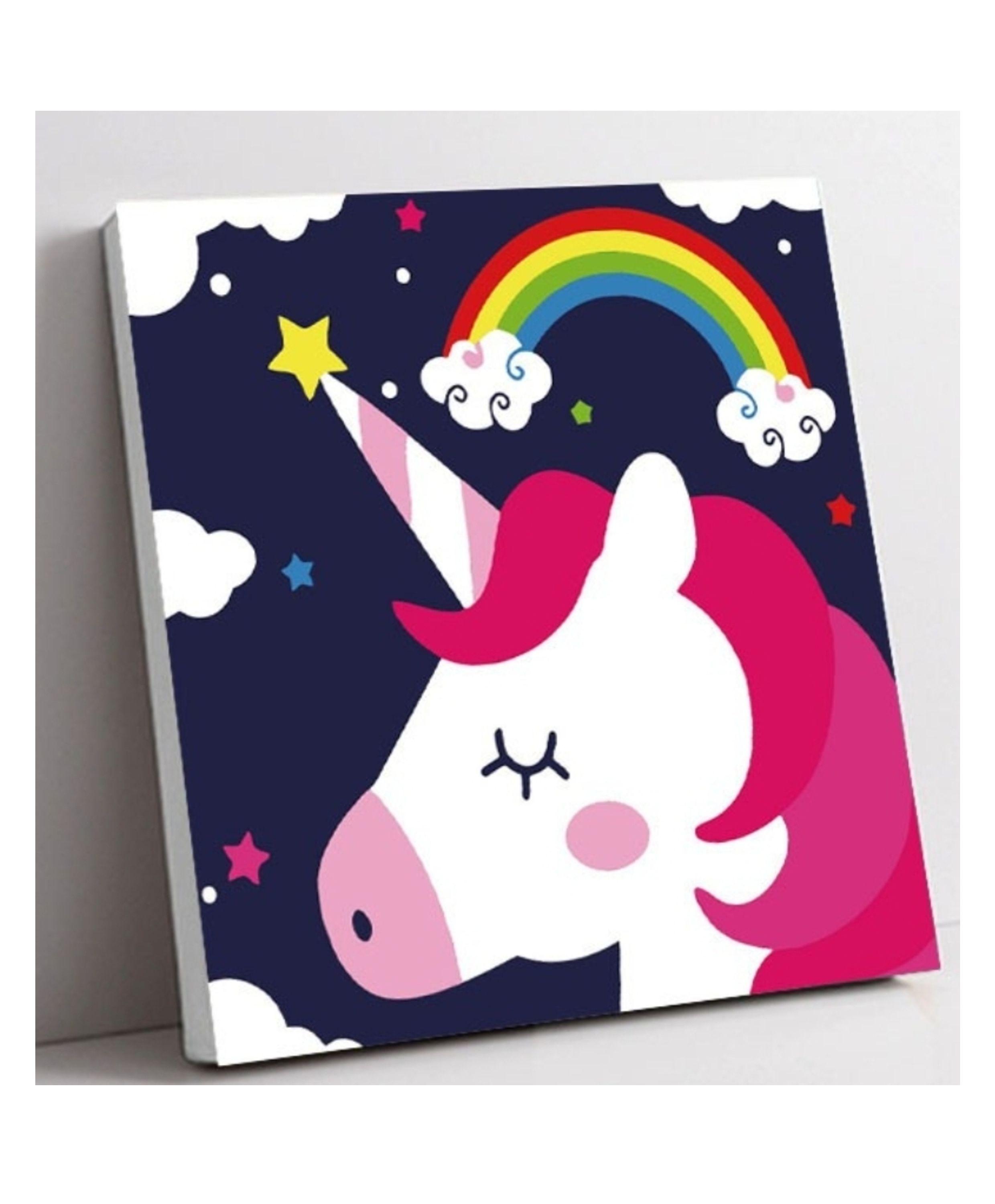 KIT PINTURA CON NUMEROS - Unicornio -0
