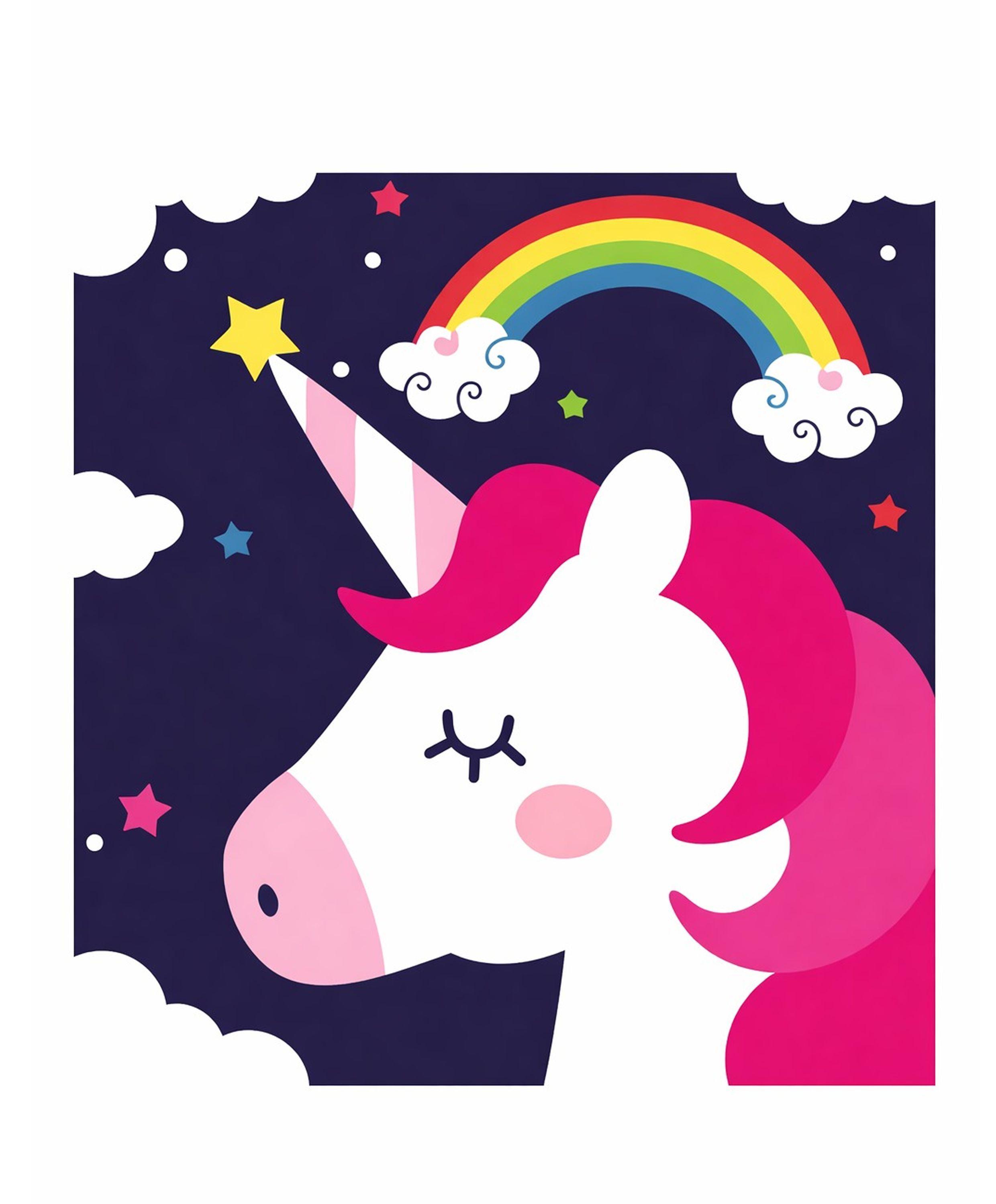 KIT PINTURA CON NUMEROS - Unicornio -2