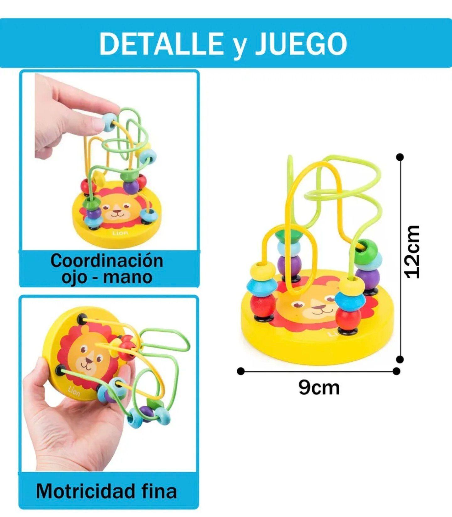 PACK 10 JUGUETES DIDACTICOS DE MADERA PARA NIÑOS MONTESSORI-4