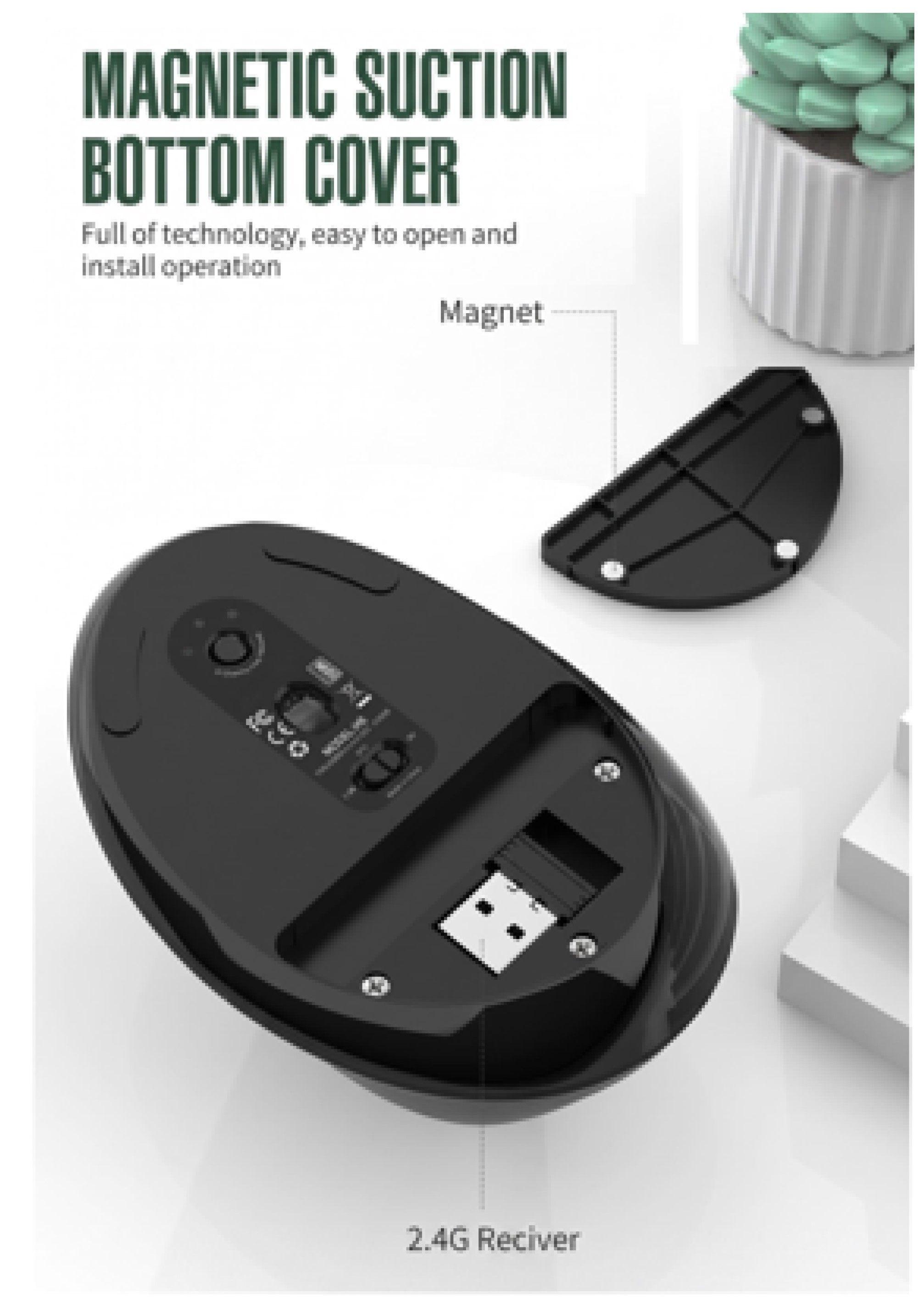 Mouse Vertical Ergon mico Inal mbrico 6 Botones-3