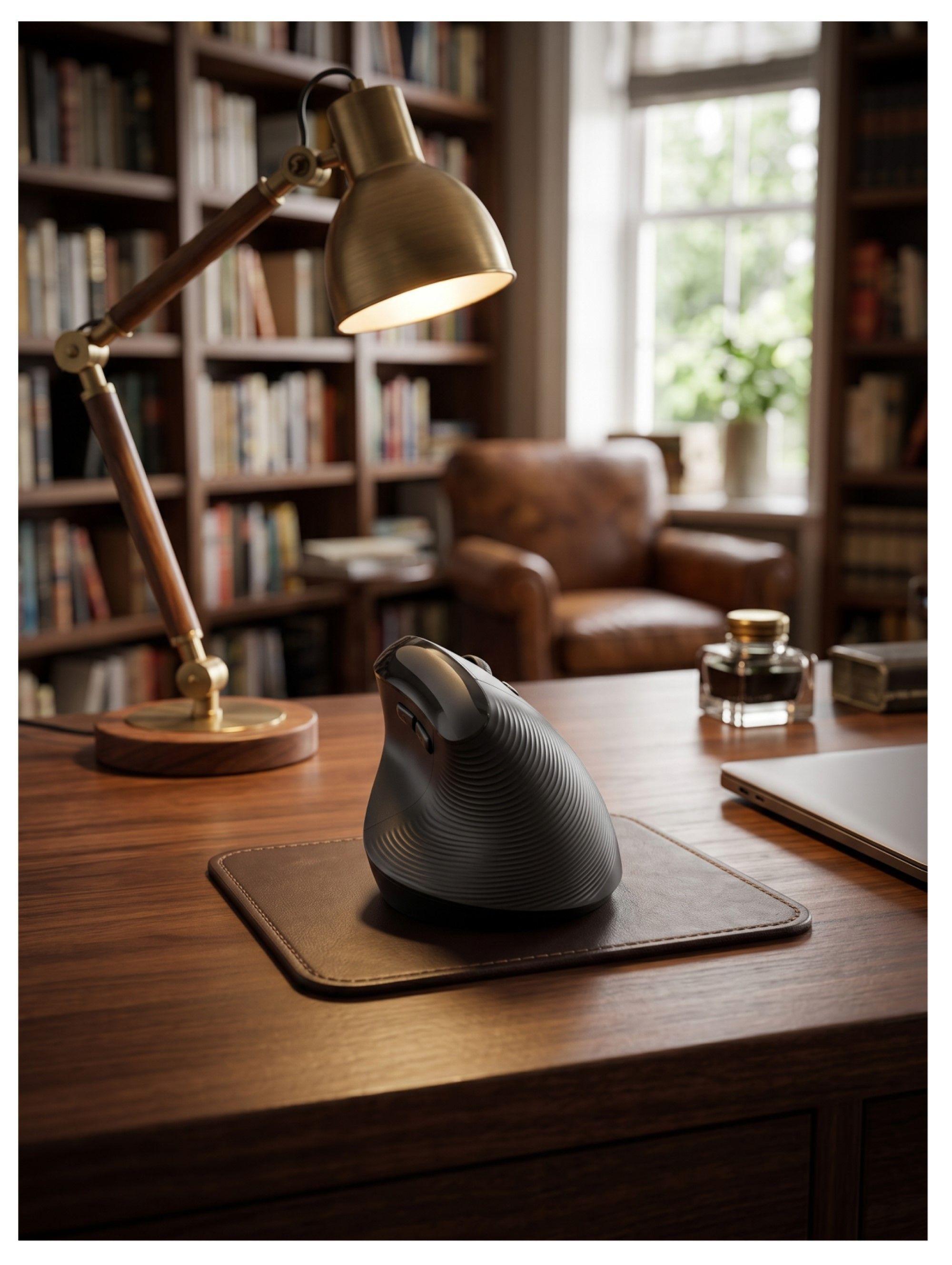 Mouse Vertical Ergon mico Inal mbrico 6 Botones-5