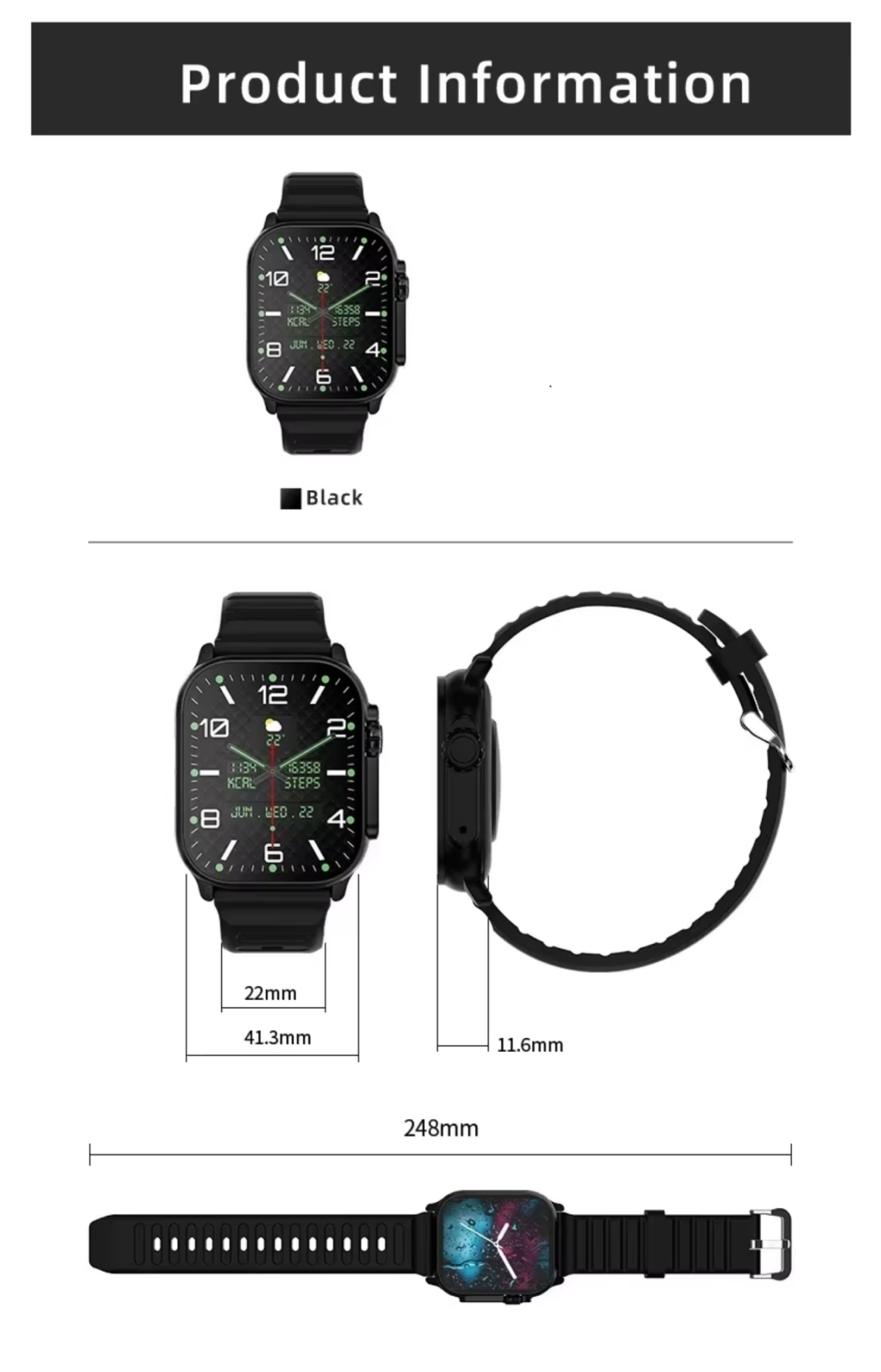 Reloj Inteligente T800 Ultra 2-4