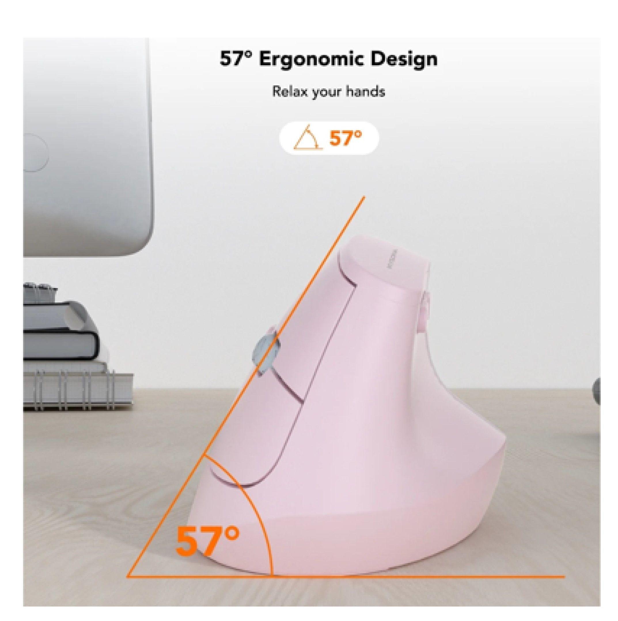 Mouse Ergonomico Vertical Inalambrico-5