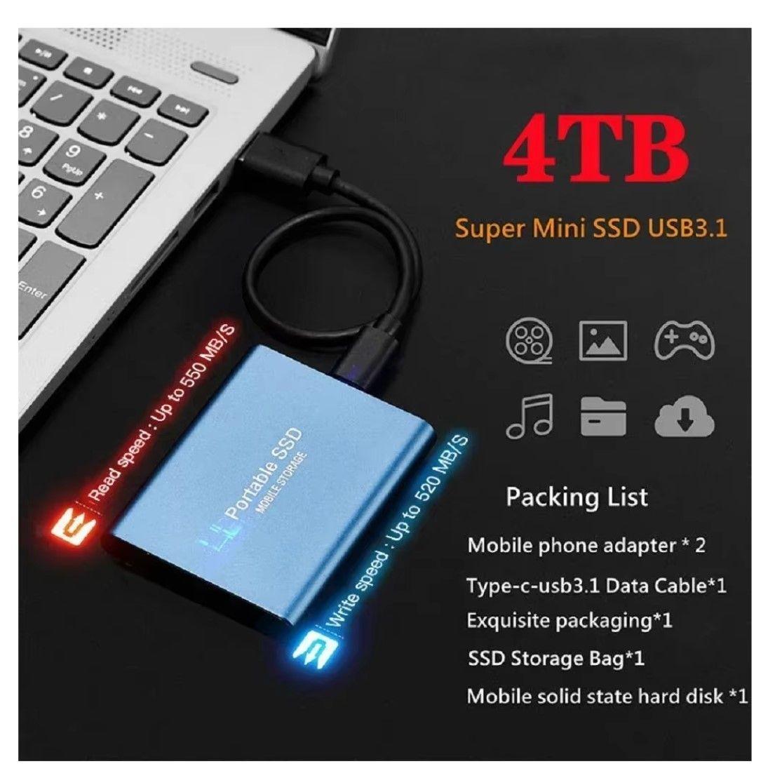 Disco Duro Externo 4TB-4