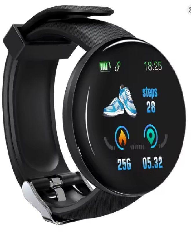 Reloj inteligente D18 Pro para Hombre y mujer - Negro-3