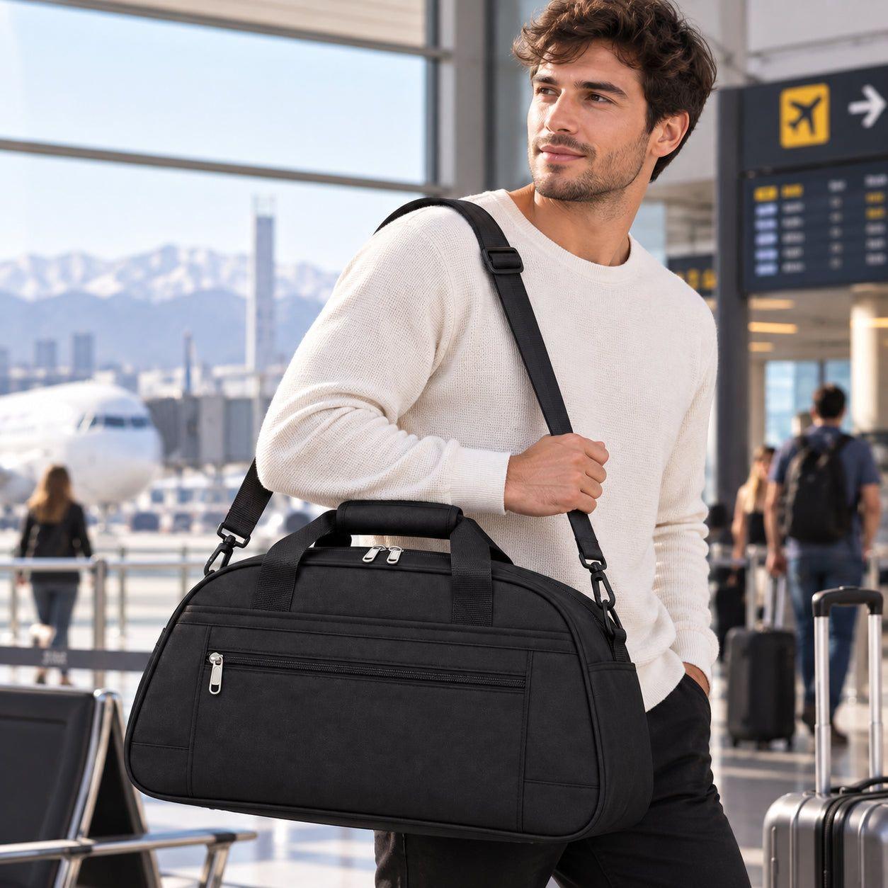 Bolso de Viaje 30 L Multiuso Lona Cierre Metálico-1