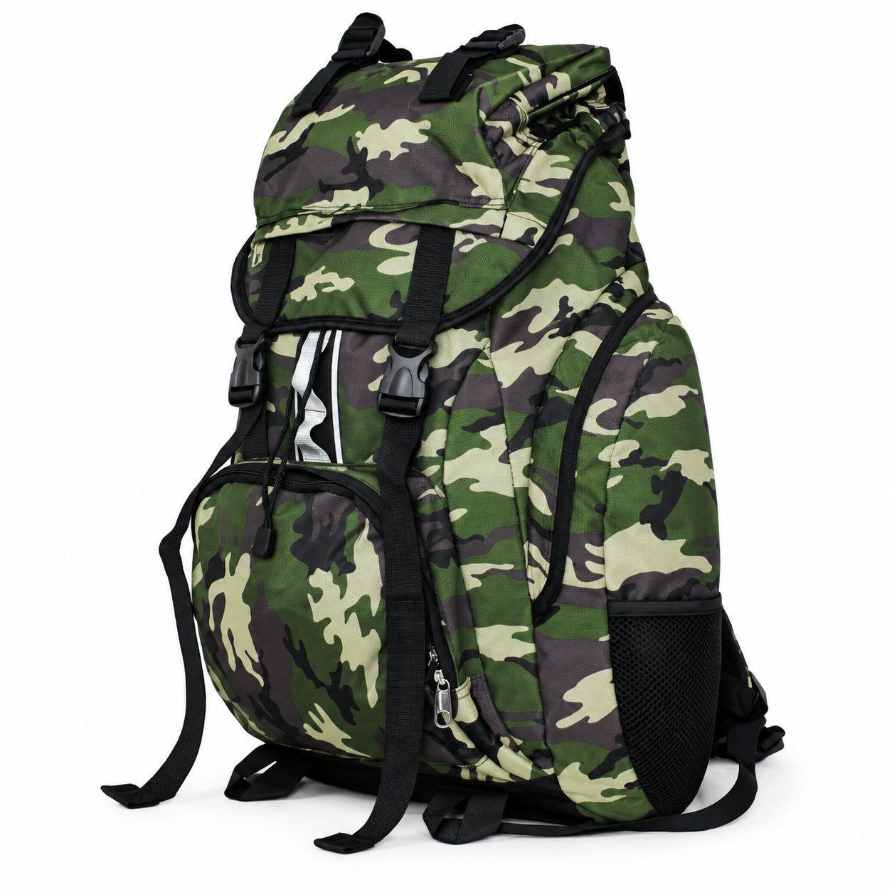 Mochila Trekking Militar Camuflada Impermeable 60 L-3
