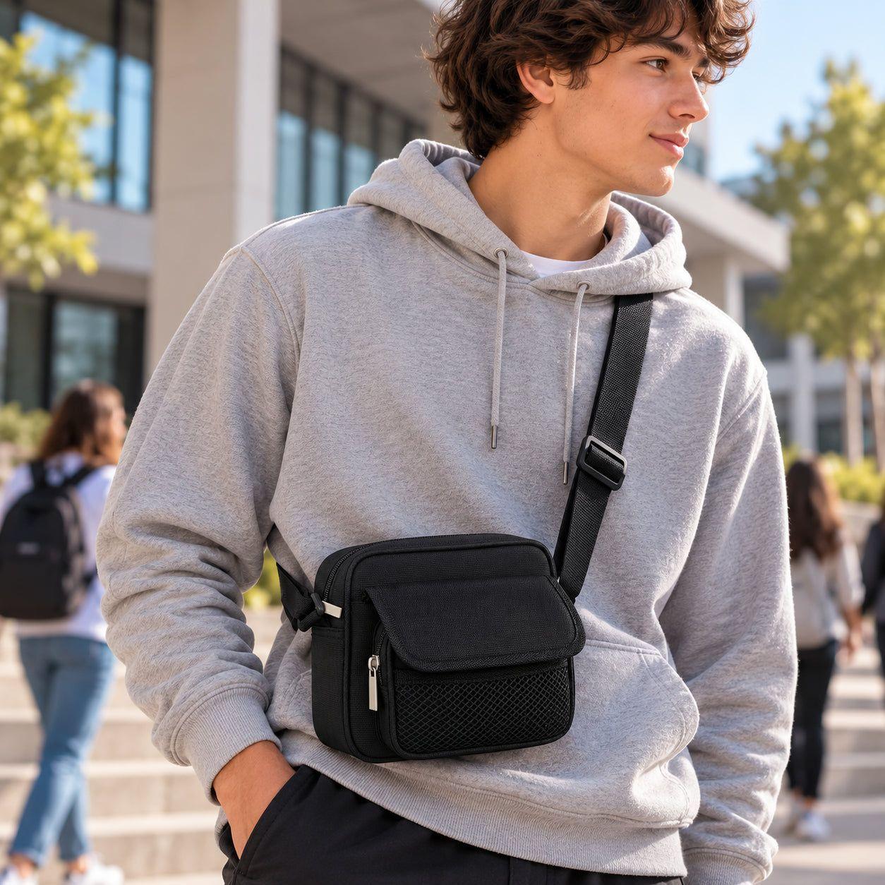 Bolso Cruzado Pequeño XS 2 Compartimientos 3 L-1