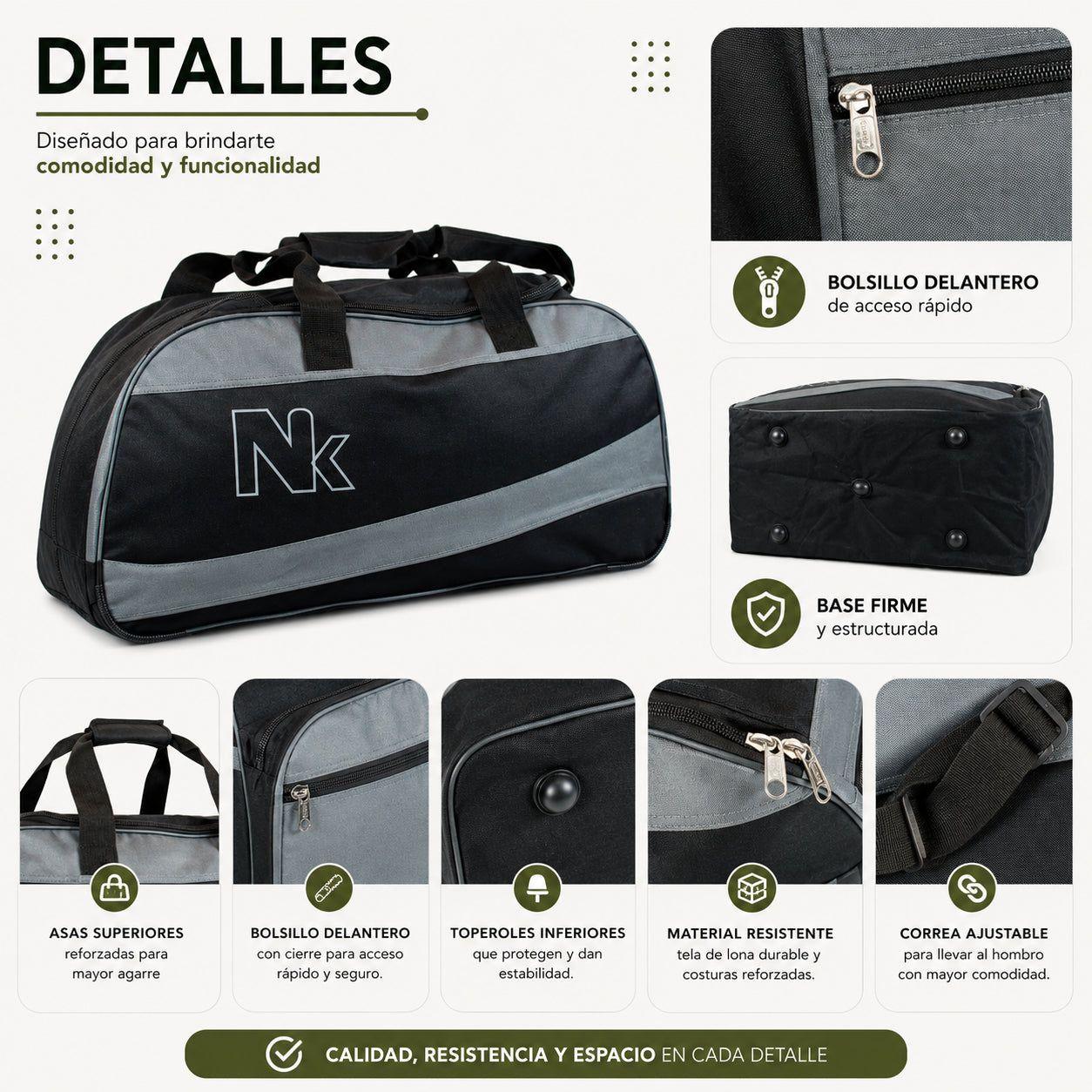 Bolso Deportivo 90 L Lona con Toperoles-7