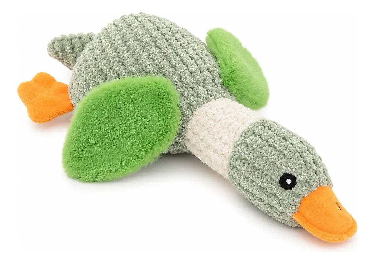 Juguete Peluche Pato para Perro 40 cm con Sonido-0