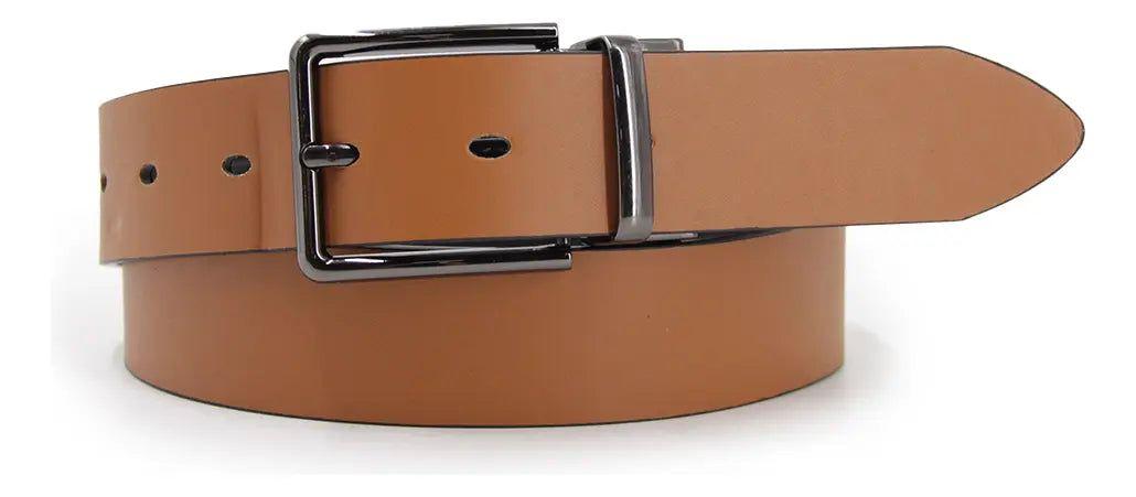 Cinturón Hombre Reversible Hebilla Gun Metal-2