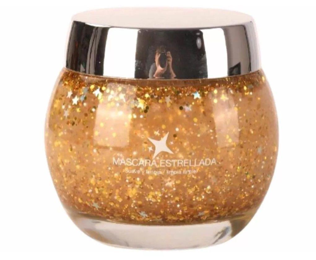 MASCARILLA SUPER ESTRELLADA DORADA  -0