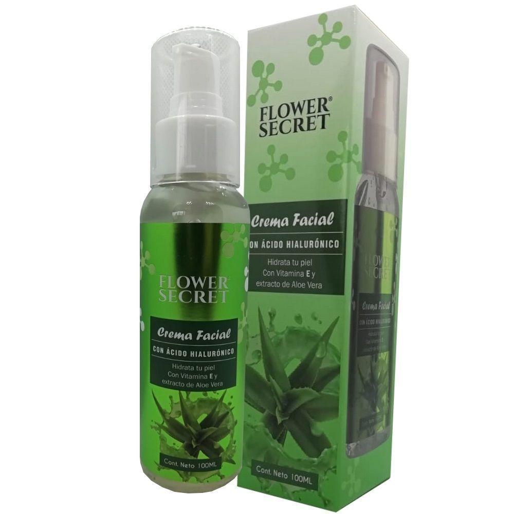 Crema facial con Ácido Hialurónico y Extracto Aloe Vera con Vitamina E-0