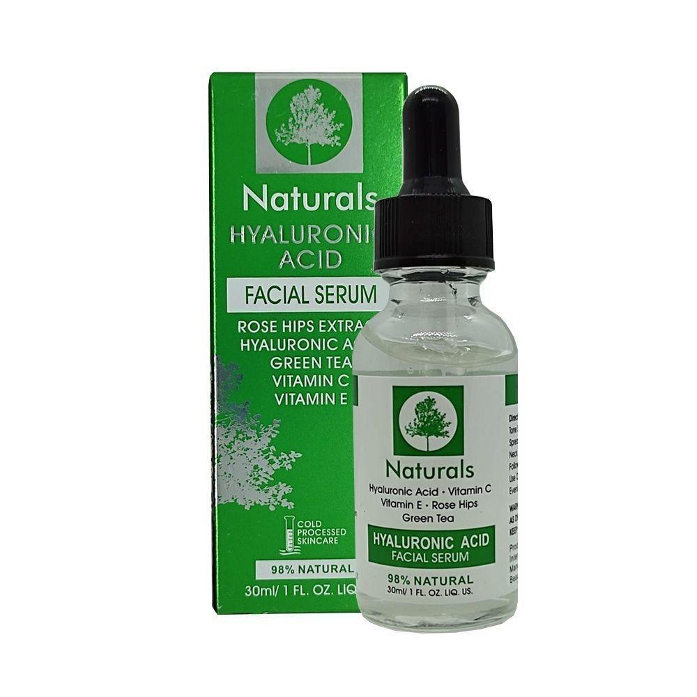 Serum Facial De Ácido Hialurónico Con Extracto De Rosas, Vitamina E y Té Verde-0