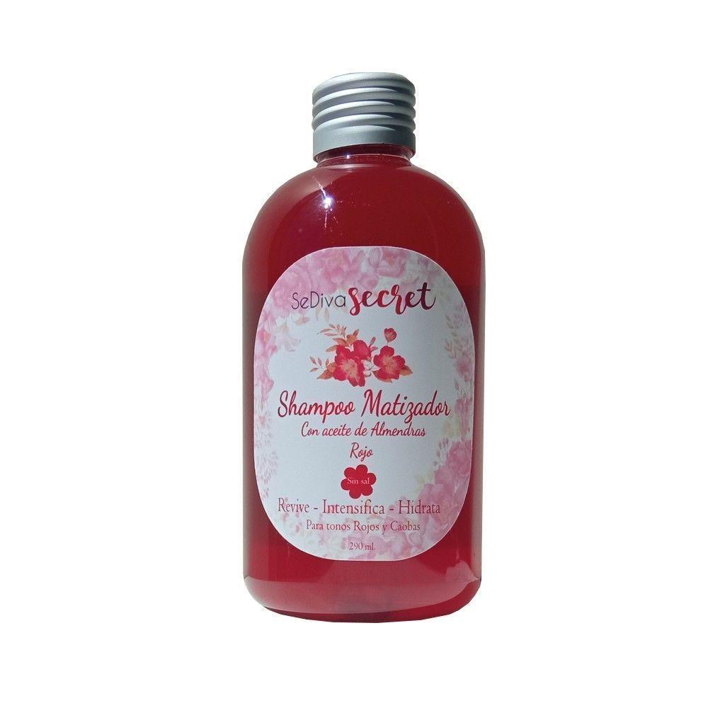 Shampoo Matizador Rojo Con Aceite de Almendras-0