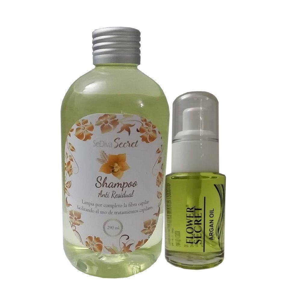 Pack Aceite Capilar Argan Oil y Shampoo Antiresidual-0