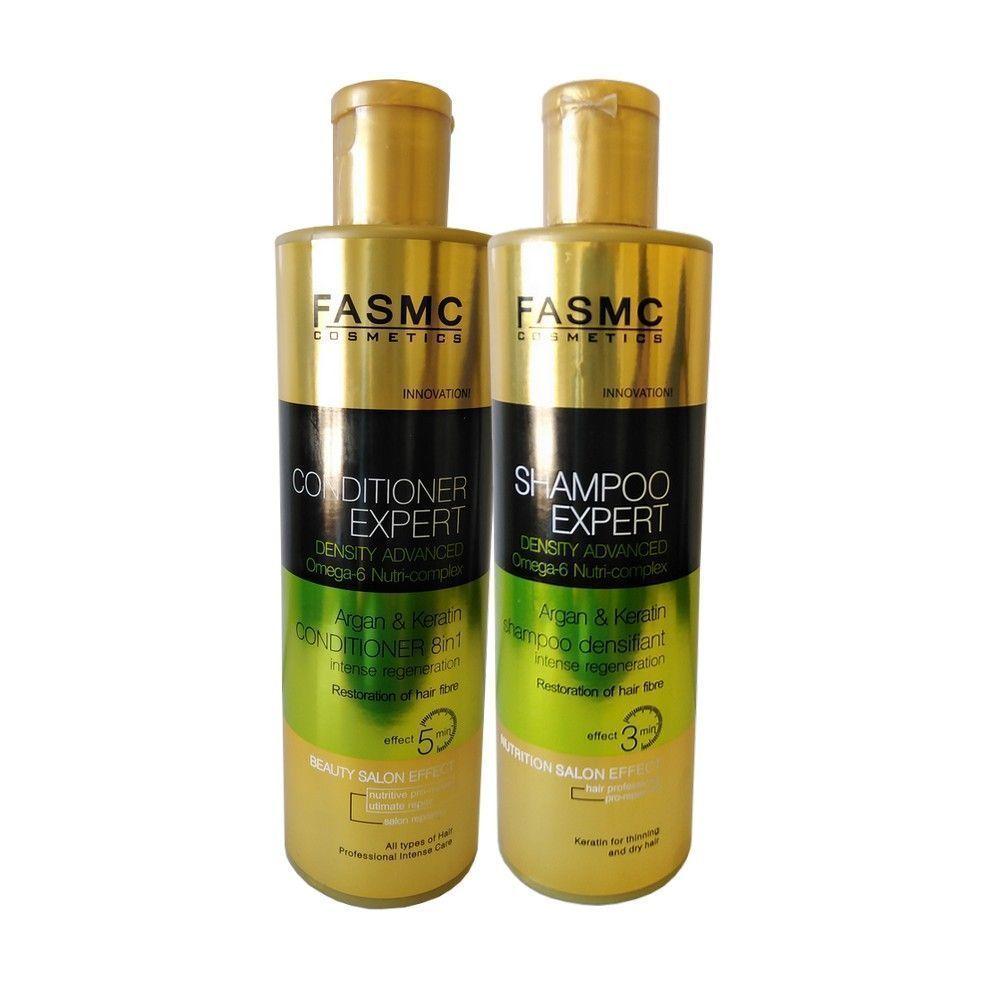 Shampoo y Acondicionador Omega -6 Argan y Keratina-0