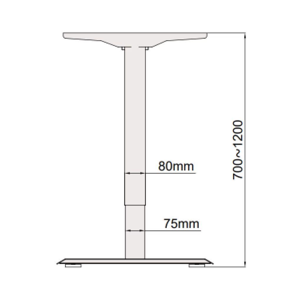 Escritorio Eléctrico elevable Standing Desk Pro Duo 2 stages-2