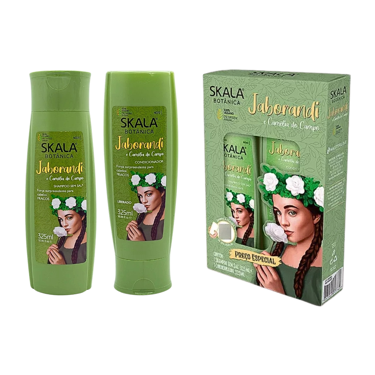 Pack Shampoo + Acond Jaborandi Botánica 650ml-1