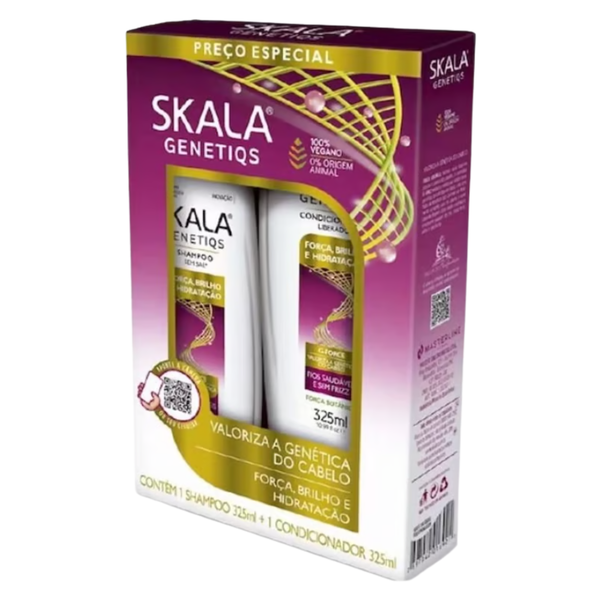Pack Shampoo + Acondicionador Genetiqs 325ml-0