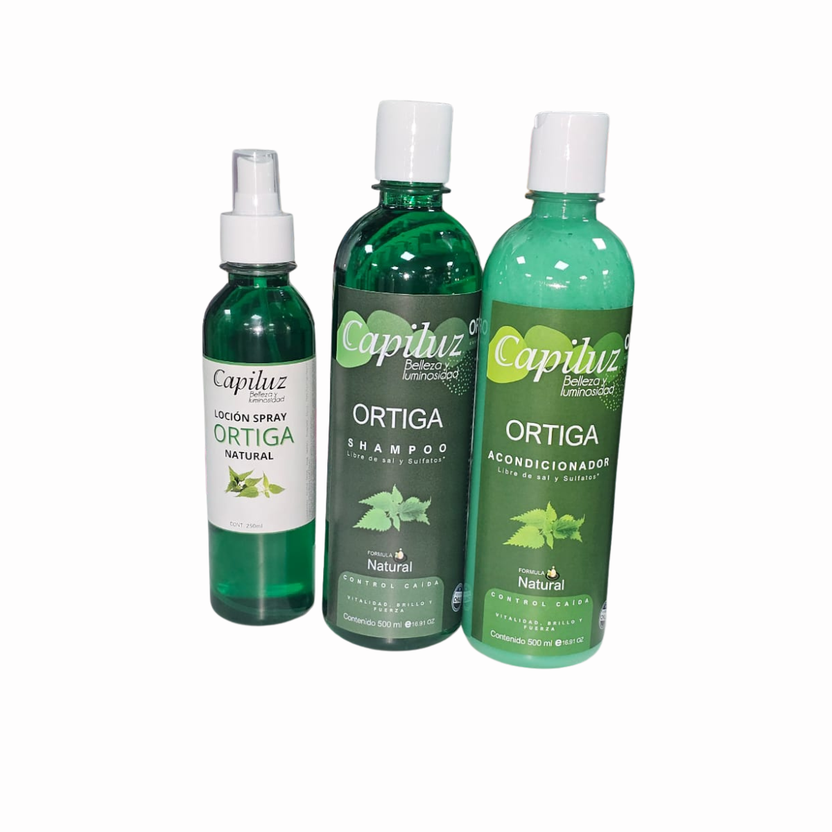 Tripack Anticaída Ortiga Shampoo Acondicionador y Tónico Fortalecedor-0