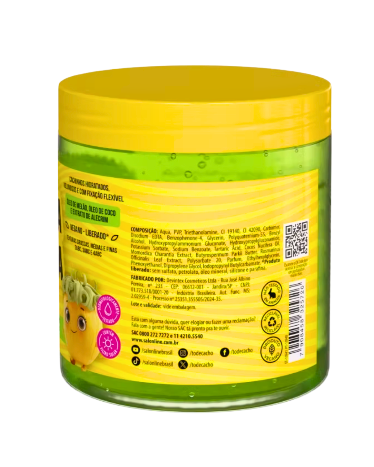 Gel Gelatina to de Cacho Melao Anti Frizz-2