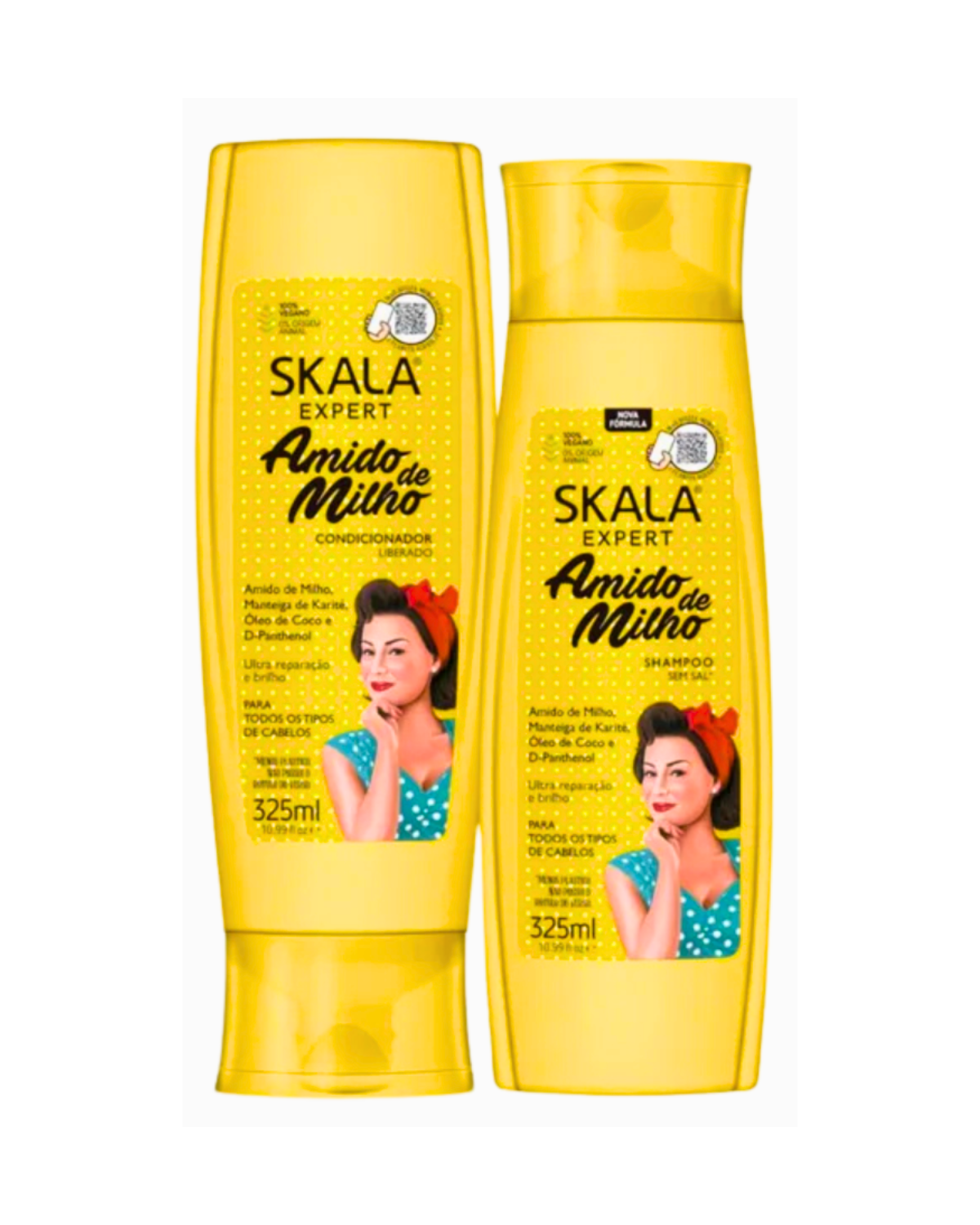 Kit Shampoo y Acondicionador Amido de Milho-1