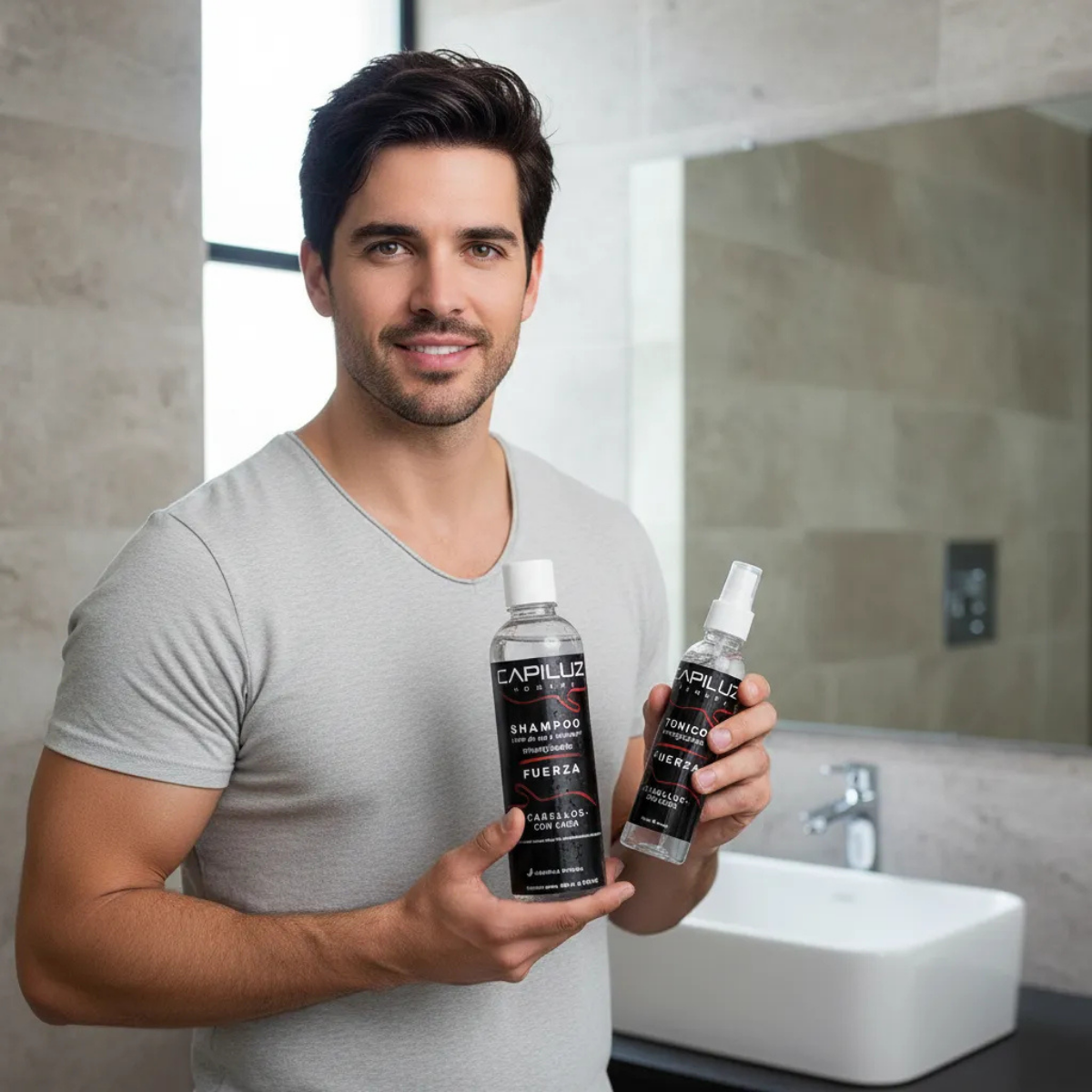 Pack Cuidado Capilar  Anticaida Para Hombres.-2