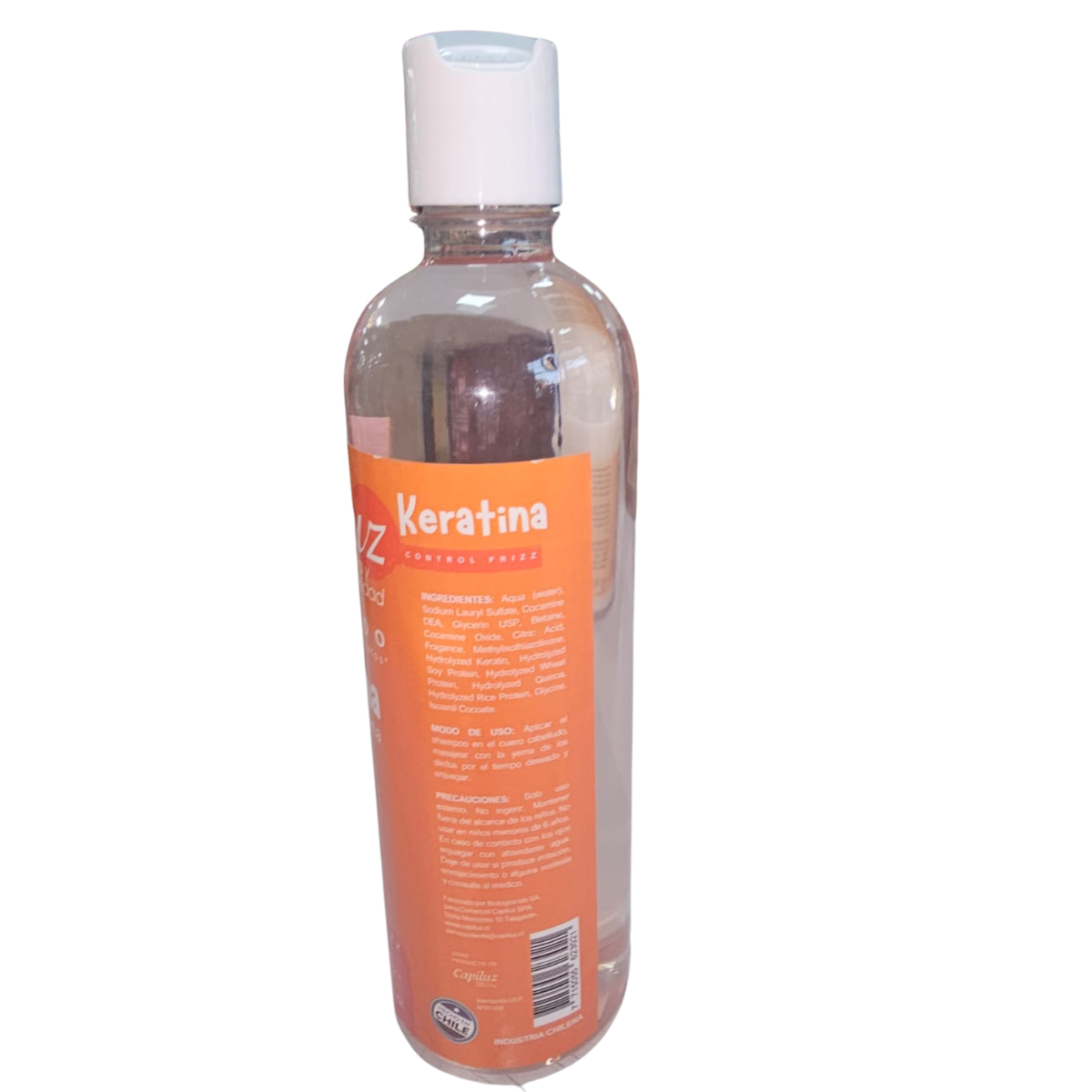Shampoo Para Control de Frizz Keratina y Silicona 500ml-1