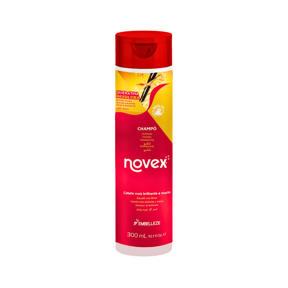 Novex Shampoo Brazilian Keretin Para Cabellos Dañados 300ml-0